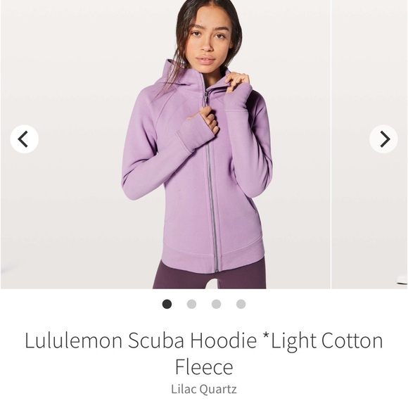 Lululemon Lilac Quartz Scuba Hoodie - Picture 1 of 12